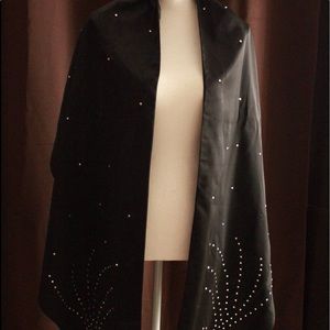 Beautiful rhinestoned scarf/wrap